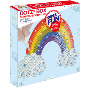 Zestaw kreatywny Haft diamentowy Rainbow Smile Dotz Box 018-DBX051 Diamond Dotz