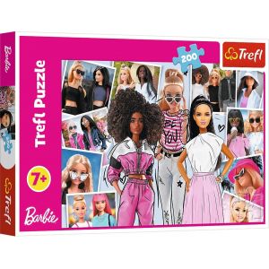 Puzzle 200 elementów W świecie Barbie 13301 Trefl