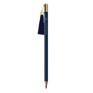 Ołówek HB z zawieszką Deco Satin Gold granatowy Interdruk