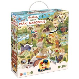 Dzikie puzzle Parki narodowe dla dzieci Czu Czu