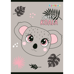 Zeszyt A5 16 kartek kratka premium Koala Bambino