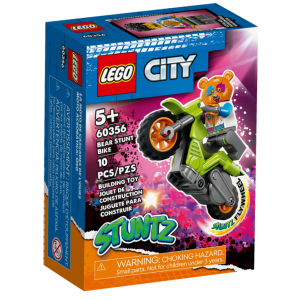 Motocykl kaskaderski z niedźwiedziem 60356 Lego City