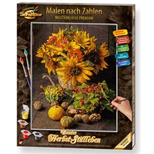Malowanie po numerach Bukiet jesiennych kwiatów 609130734 Schipper