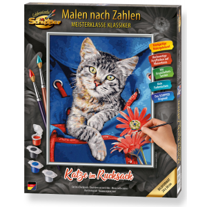 Malowanie po numerach Kot w plecaku 609240842 Schipper