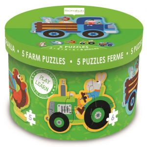 Pierwsze puzzle Farma 26 elementów 6181073 Scratch