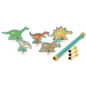 Dmuchawka XL 3 lotki z przyssawkami Dinozaury 6182534 Scratch
