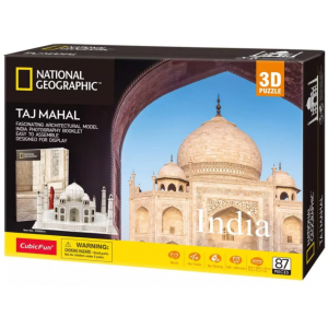 Puzzle 3D National Geographic Taj Mahal 87 elementów 306-DS0981 Cubic Fun