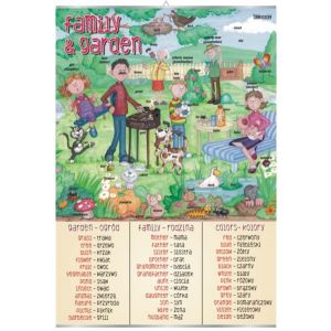 Family & garden - plansza dydaktyczna