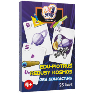 Karty Edu-Piotruś Rebusy-Kosmos Zu&Berry