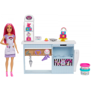 Lalka Barbie zestaw Cukiernia HGB73 Mattel