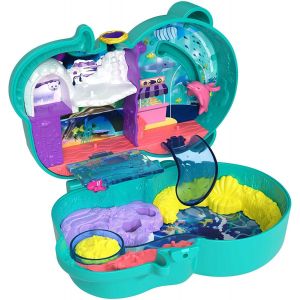 Polly Pocket Kompaktowy zestaw Oceanarium Wydry HCG16 Mattel