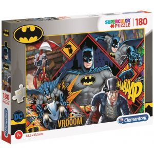 Puzzle SuperColor 180 elementów Batman 29108 Clementoni