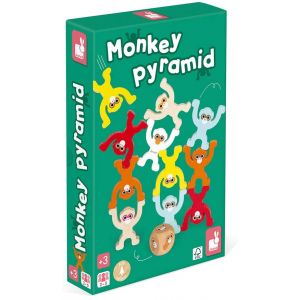 Gra zręcznościowa Małpia piramida J02633 Janod