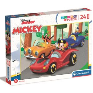 Puzzle 24 elementy Maxi Supercolor Disney Mickey 24229 Clementoni