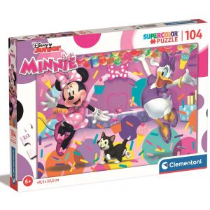 Puzzle 104 elementy Supercolor Disney Myszka Minnie 25735 Clementoni