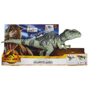 Duży dinozaur Giganotosaurus Atak i ryk Jurassic World GYC94 Mattel