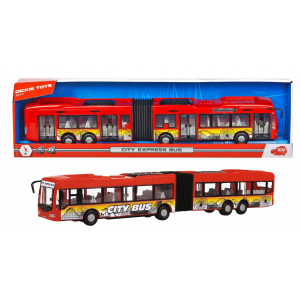 Autobus City Express czerwono-żółty 203748001 Dickie Toys