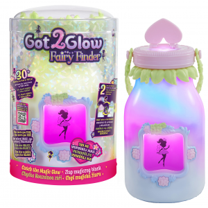 Fairy Finder Interaktywny magiczny słoik do łapania wróżek różowy FRF4951 TM Toys