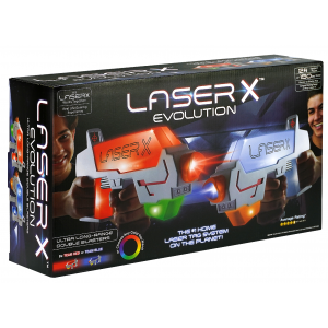 Laser X Evolution long-range Pistolet na podczerwień zestaw podwójny LAS88178 TM Toys