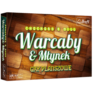 Zestaw klasycznych gier Warcaby i Młynek 01681 Trefl