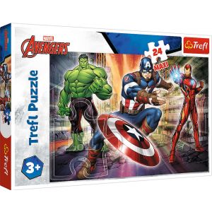 Puzzle Maxi 24 elementy W świecie Avengersów 14321 Trefl