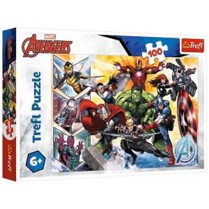 Puzzle 100 elementów Siła Avengersów 16431 Trefl