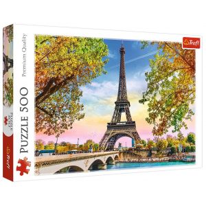 Puzzle 500 elementów Romantyczny Paryż 37330 Trefl