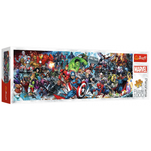 Puzzle 1000 elementów Panorama Dołącz do Uniwersum Marvela 29047 Trefl