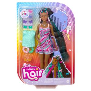 Lalka Barbie Totally hair Odlotowe fryzury Motylki HCM91 Mattel