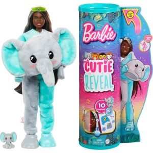 Barbie Cutie Reveal Dżungla Lalka Słoń HKP98 Mattel