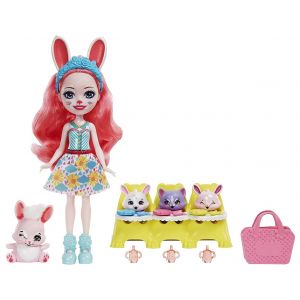 Enchantimals Baby Best Friends Lalka Bree Bunny i Twist HLK85 Mattel