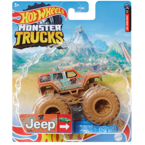 Hot Wheels Monster Trucks Pojazd 1:64 JEEP HCP84 Mattel