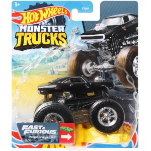 Hot Wheels Monster Trucks Pojazd 1:64 Fast & Furious Dodge Charger HCP79 Mattel