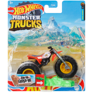 Hot Wheels Monster Trucks Pojazd 1:64 Tri To Crush-Me HCP37 Mattel