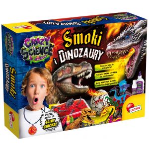 Crazy Science Smoki i dinozaury 304-PL89390 Lisciani
