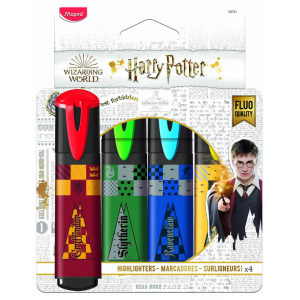 Zakreślacz 4 kolory Harry Potter 740701 Maped