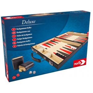 Drewniana gra strategiczna Backgammon Deluxe 60101712 Noris