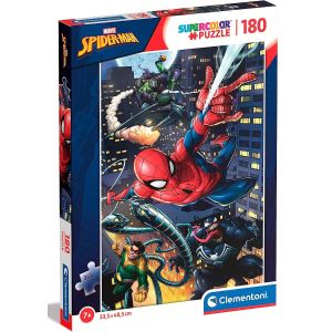 Puzzle 180 elementów SuperColor SpiderMan Marvel 29782 Clementoni