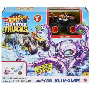 Hot Wheels Monster Truck Zestaw OCTO-SLAM GYL11 Mattel