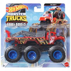 Hot Wheels Monster Trucks Big Rigs - 6-kołowa ciężarówka The 909 1:64 HWN90 Mattel