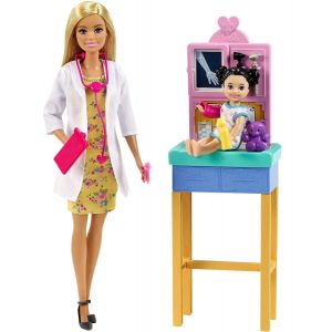 Zestaw Kariera Lalka Barbie Pediatra GTN51 Mattel