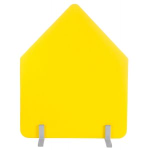 Parawan akustyczny – domek żółty niski