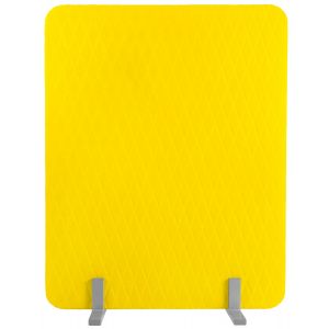 Parawan akustyczny - stojący żółty wysoki