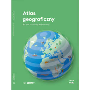 Atlas geograficzny dla klas 5-8 szkoły podstawowej Nowość 2023