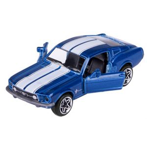 Auto metalowe Vintage Ford Mustang niebieski 212052010 Majorette
