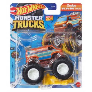 Hot Wheels Monster Trucks Dodge Ram Van 1:64 HTM24 Mattel