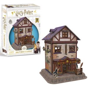 Puzzle 3D Harry Potter Sklep z przyborami do Quidditcha 77 elementów 306-21008 Cubic Fun
