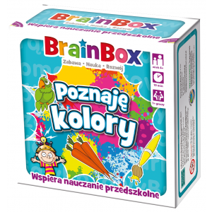 Gra edukacyjna BrainBox Poznaję kolory Rebel