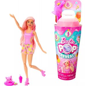 Barbie Pop Reveal Lalka Owocowy sok Truskawka HNW41 Mattel