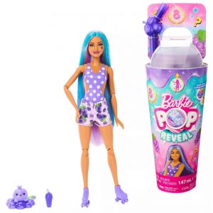 Barbie Pop Reveal Lalka Owocowy sok Winogron HNW44 Mattel